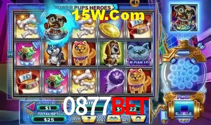 Jackpots e promoções na 0877Bet